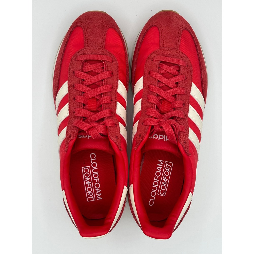 Adidas Run 70s 2.0 Pure Ruby Red Off White Women's Sneakers JS5031 Size 8.5 - Picture 6 of 9